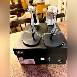 Germanif Black Bling Woman’s Sandals Size 10M